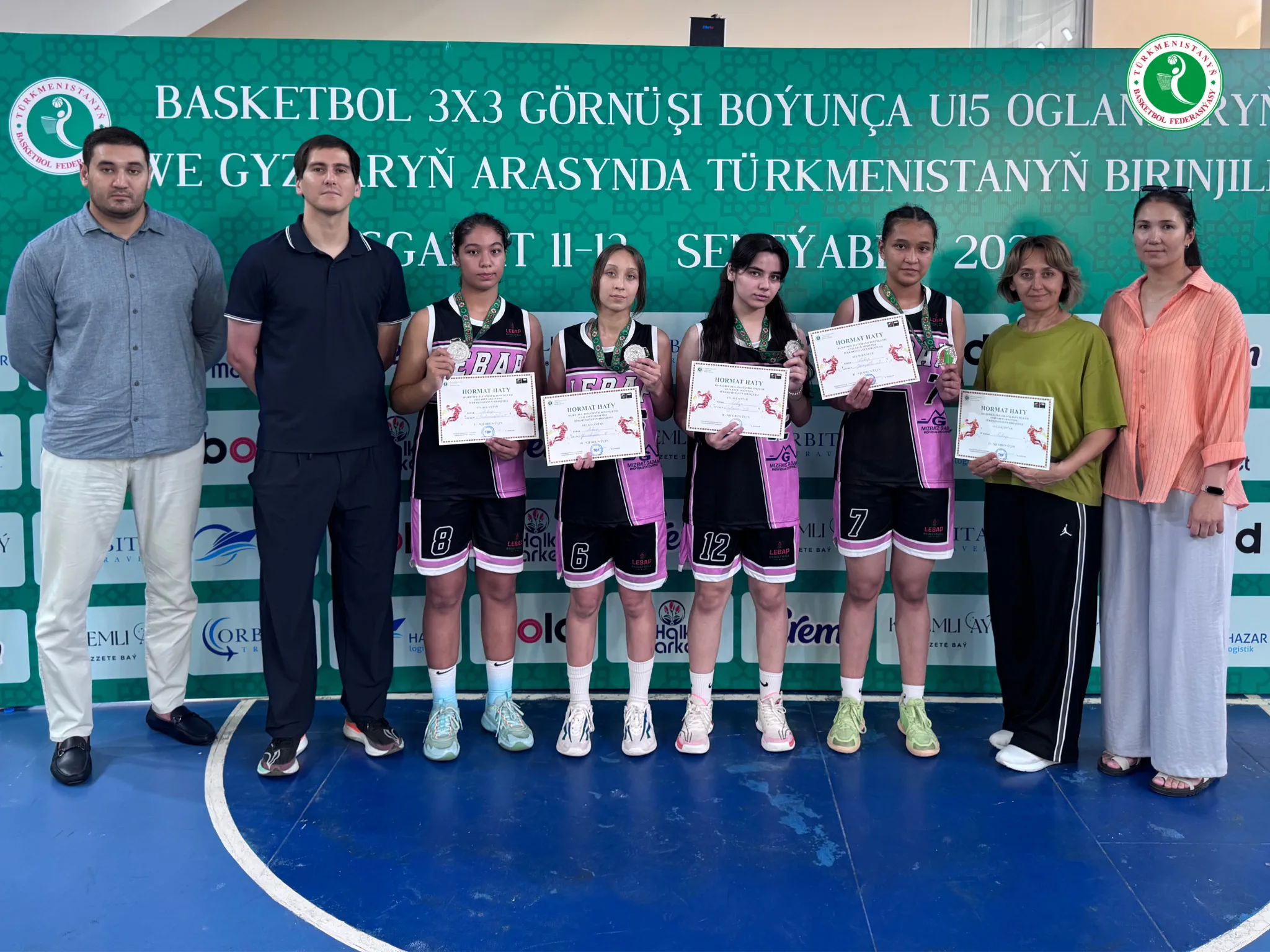 ПЕРВЕНСТВО ТУРКМЕНИСТАНА ПО БАСКЕТБОЛУ 3×3 (U15) 6