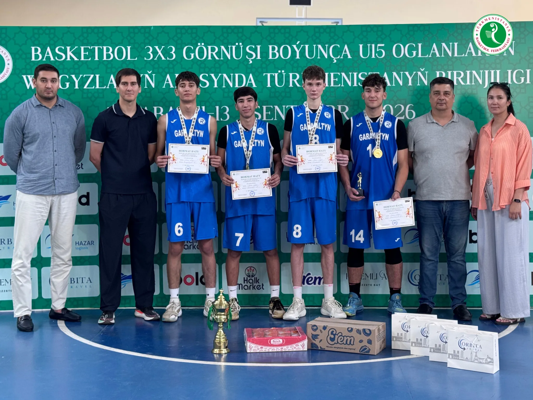 ПЕРВЕНСТВО ТУРКМЕНИСТАНА ПО БАСКЕТБОЛУ 3×3 (U15) 8